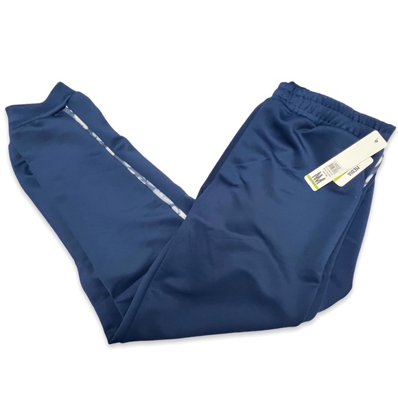 Nicole Miller Sport Jogger Dark Teal Scuba Stripe Size Large - Picture 4 of 10